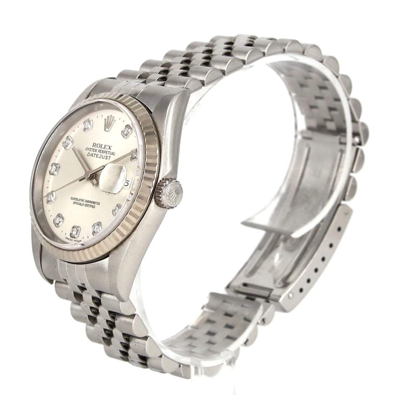 【ノーメンテナンス還元価格】ロレックス デイトジャスト 16234G SSxWG 自動巻 T番