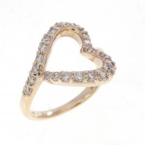 サマンサティアラ ハート ダイヤモンド リング 0.24CT