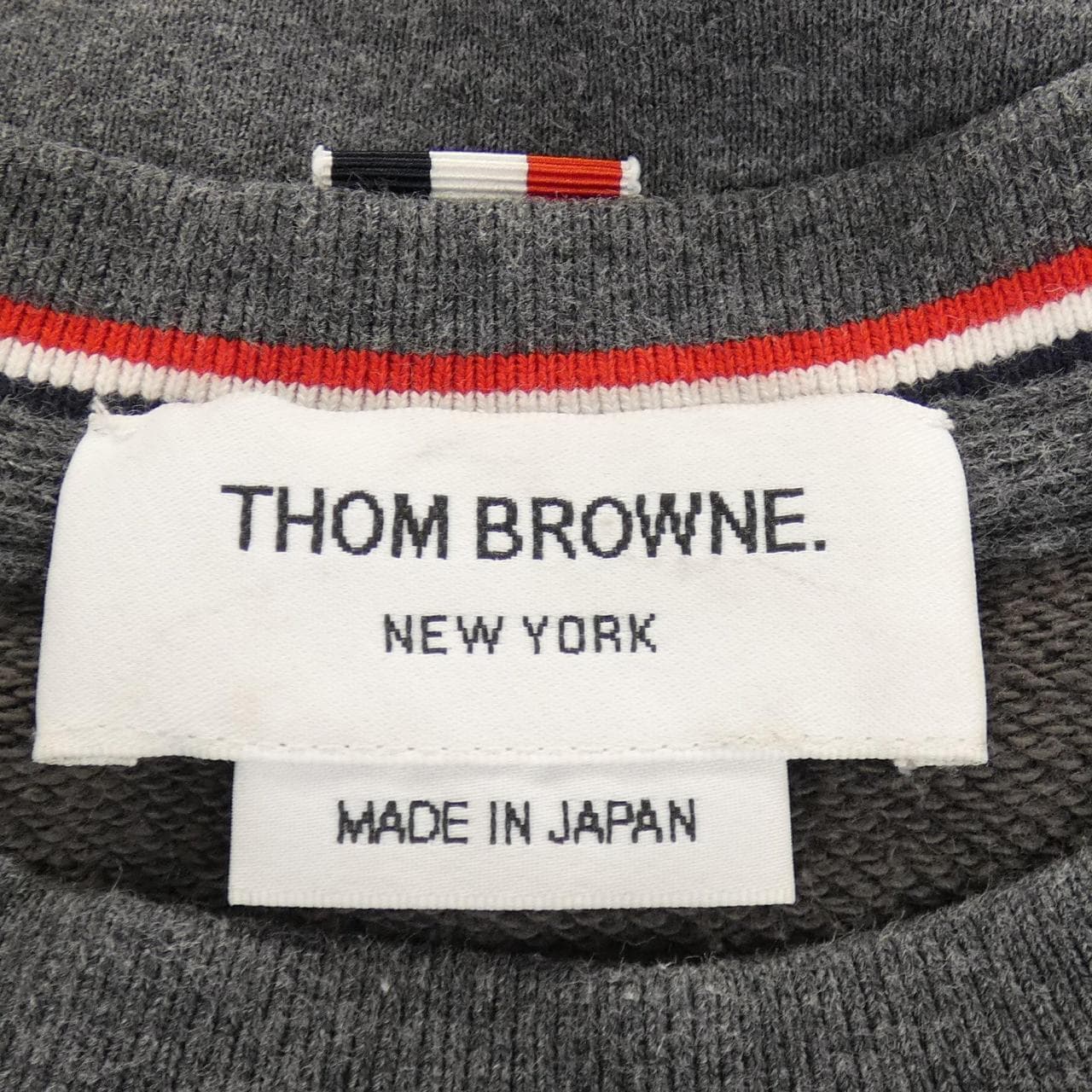 トムブラウン THOM BROWNE クラシック ループバック4BAR MJT021H スウェット