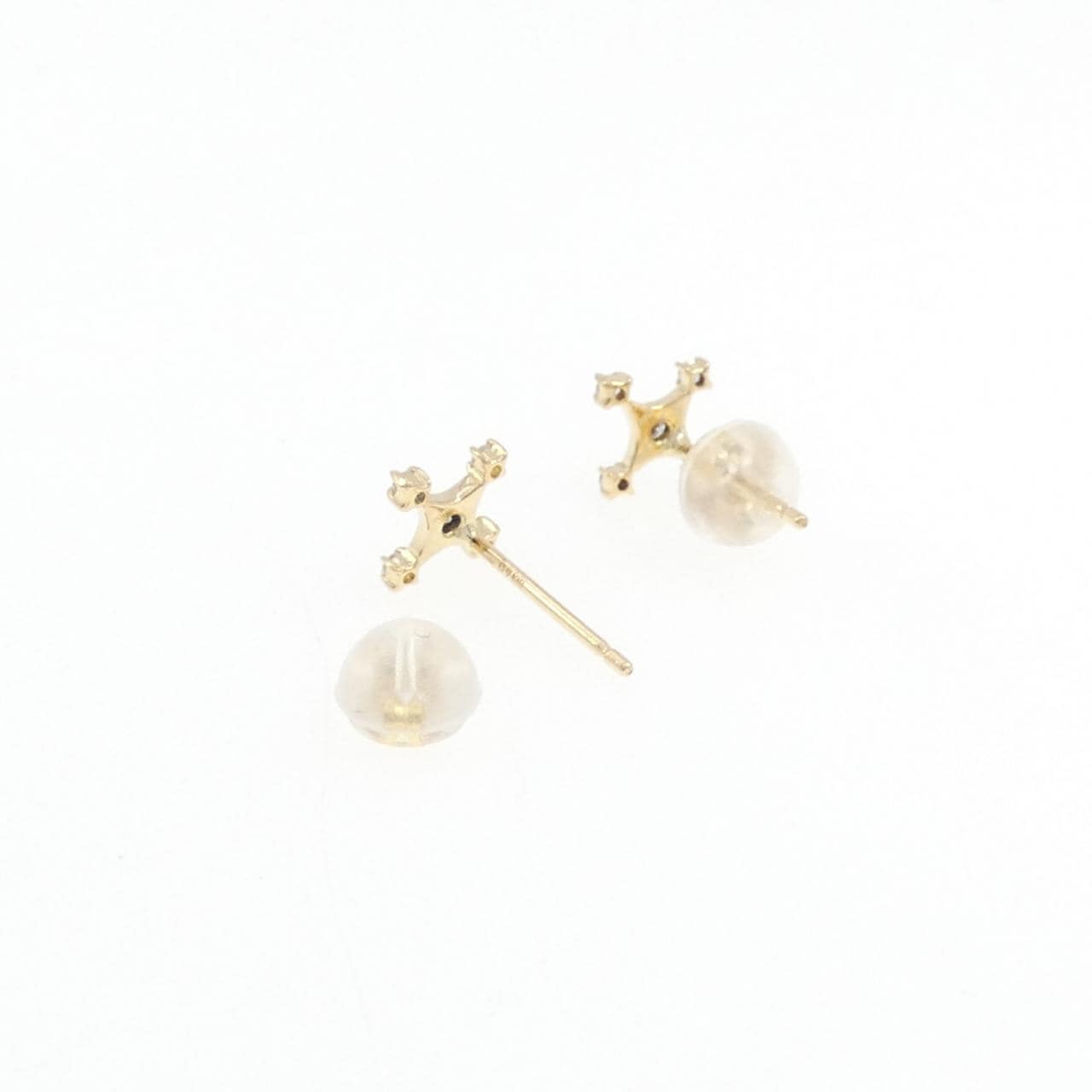 K18YG ダイヤモンド ピアス 0.06CT