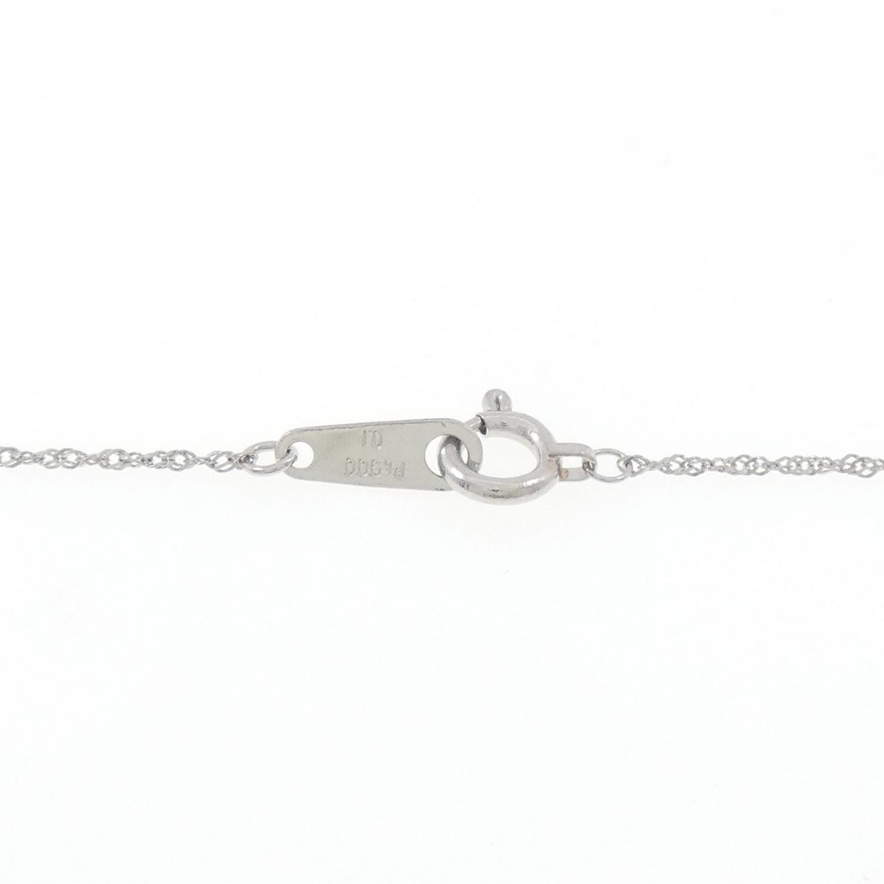 PT ソリティア ダイヤモンド ネックレス 0.1CT