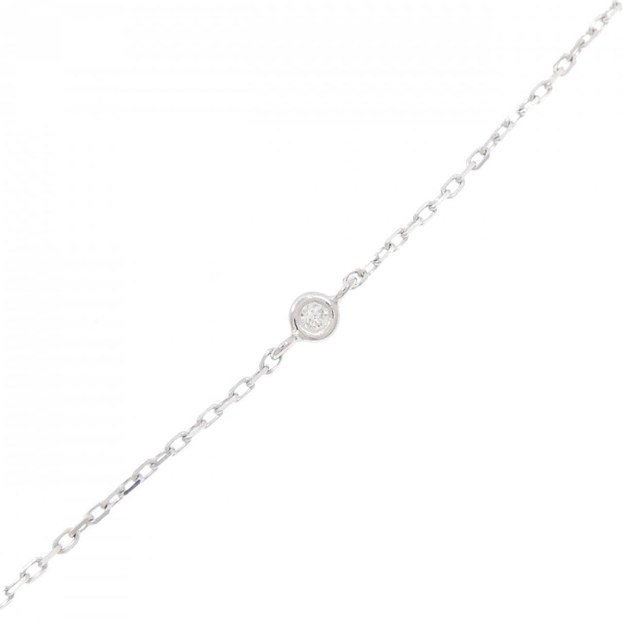 PT850 サファイヤ ネックレス 0.20CT