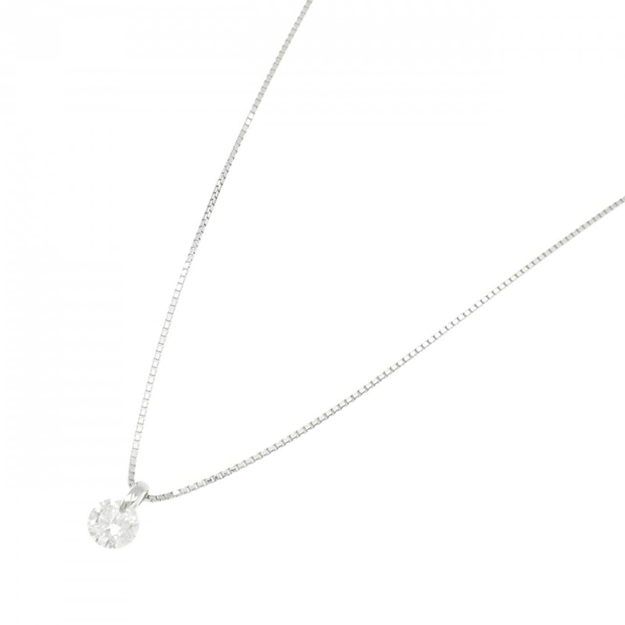 PT900/PT850 ソリティア ダイヤモンド ネックレス 1.022CT