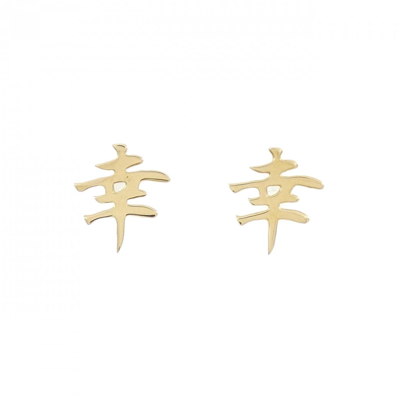 [新品] K18YG 耳环