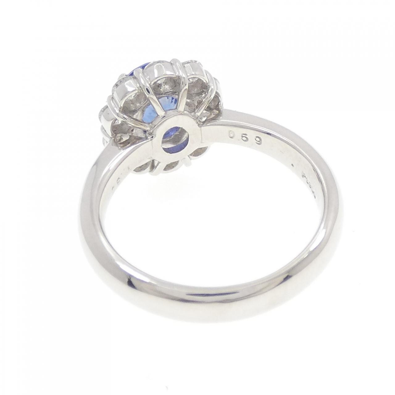 PT900 サファイヤ リング 1.30CT