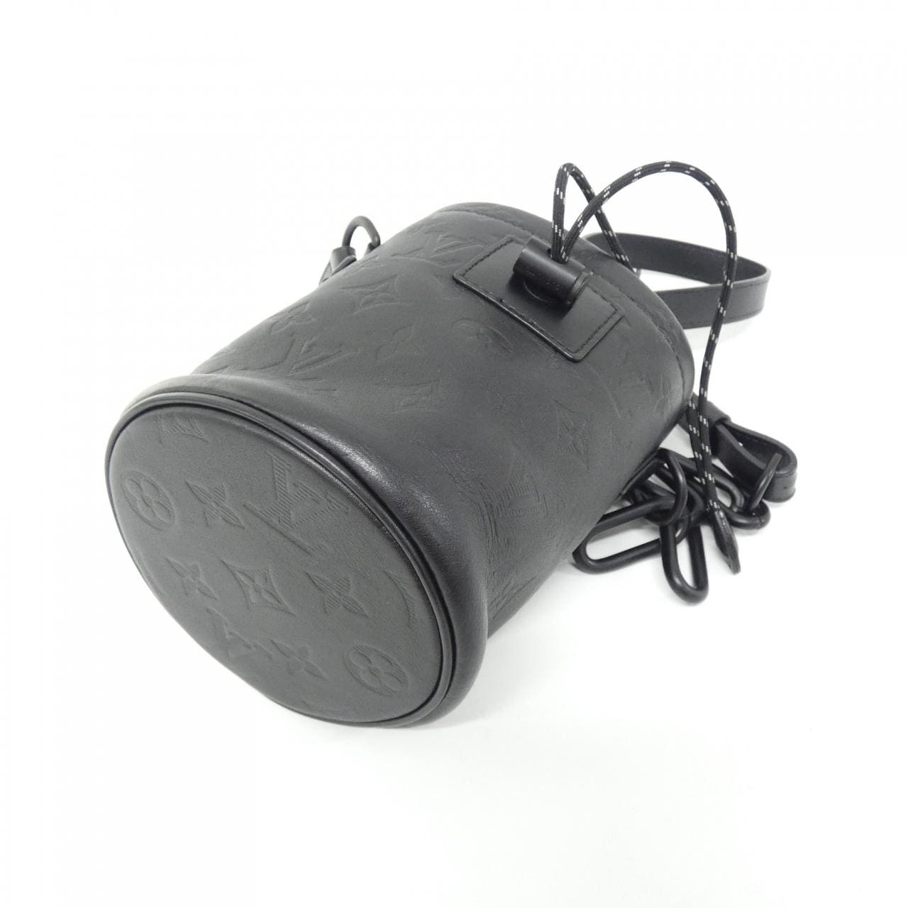LOUIS VUITTON Monogram Shadow Chalk Nano Bag M44628 Shoulder Bag