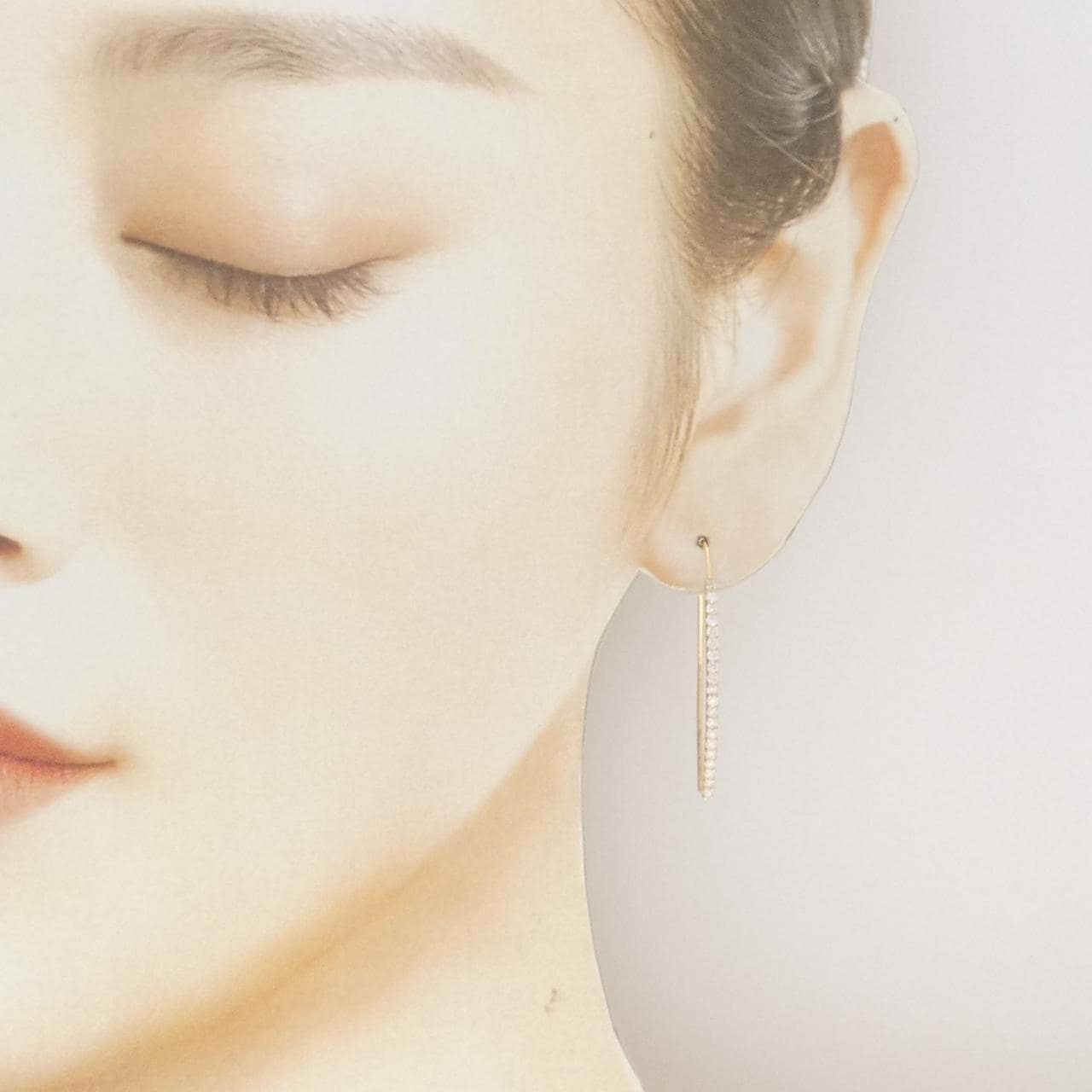 【リメイク】K18YG ダイヤモンド ピアス 0.50CT