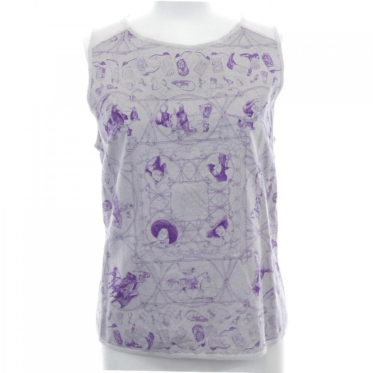 【ヴィンテージ】エルメス HERMES RODEO DES COWGIRLS ツイルレーヌ. アンサンブル