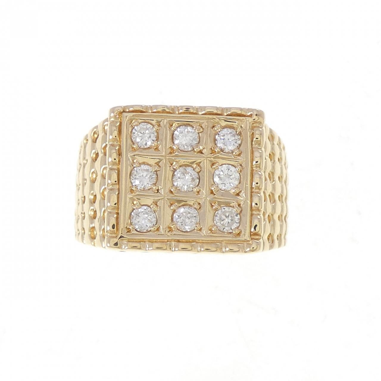 K18YG ダイヤモンド リング 0.45CT