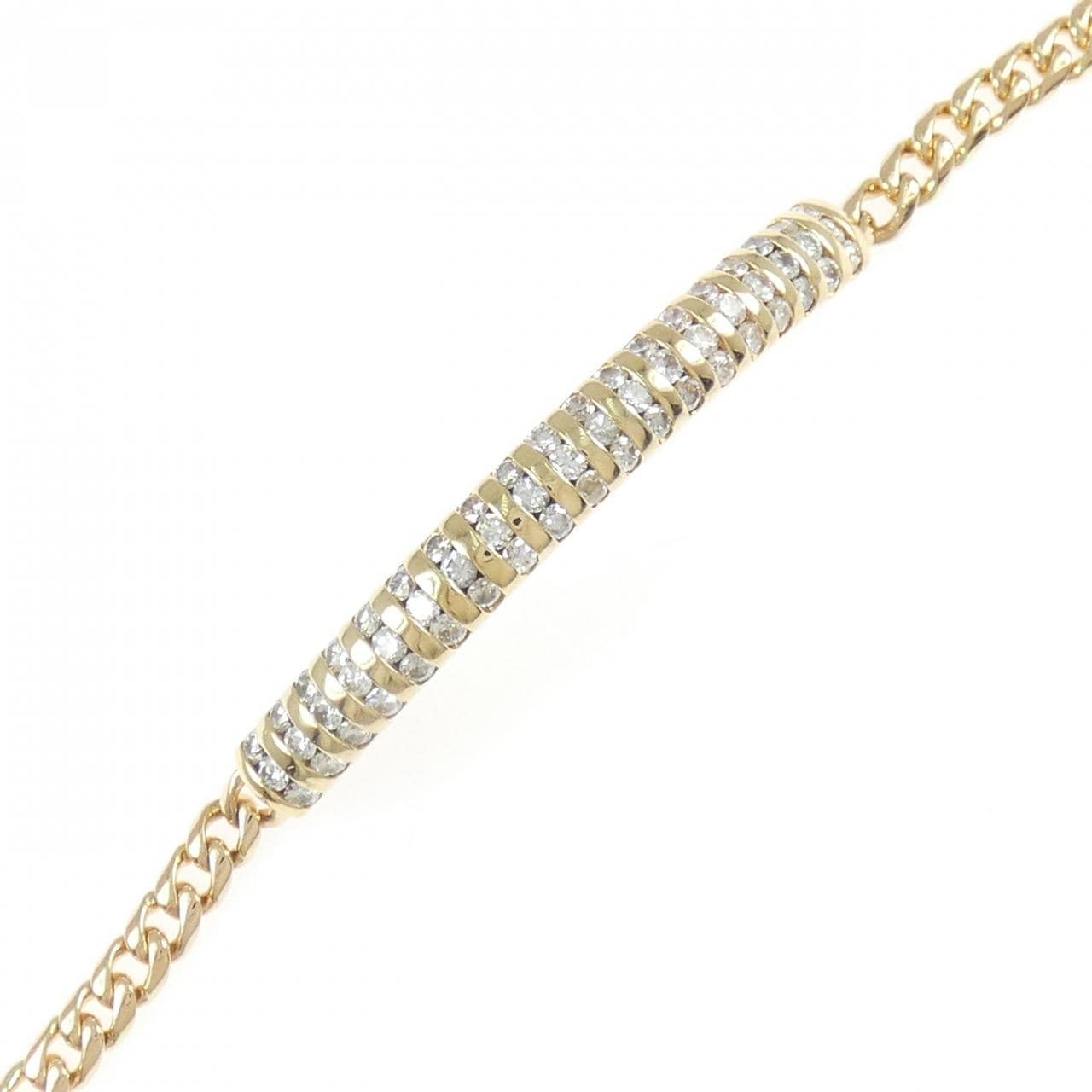 K18YG ダイヤモンド ブレスレット 1.72CT