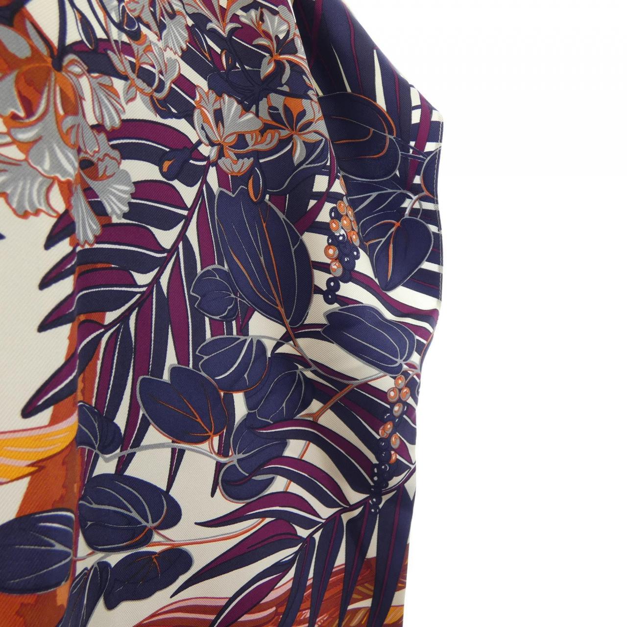 エルメス HERMES FLAMINGO PARTY ワンピース