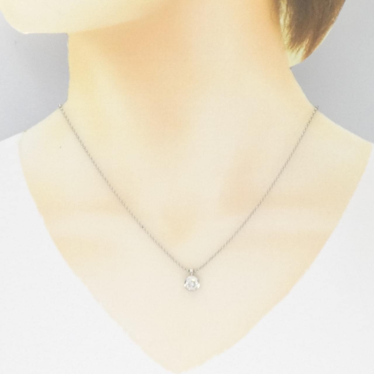 PT900/PT850 ダイヤモンド ネックレス 1.00CT
