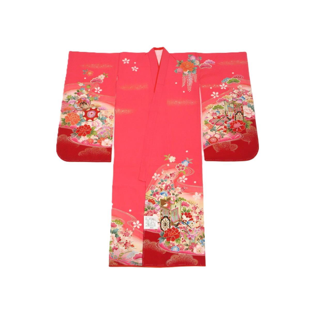 【未使用品】子供　女の子四ツ身