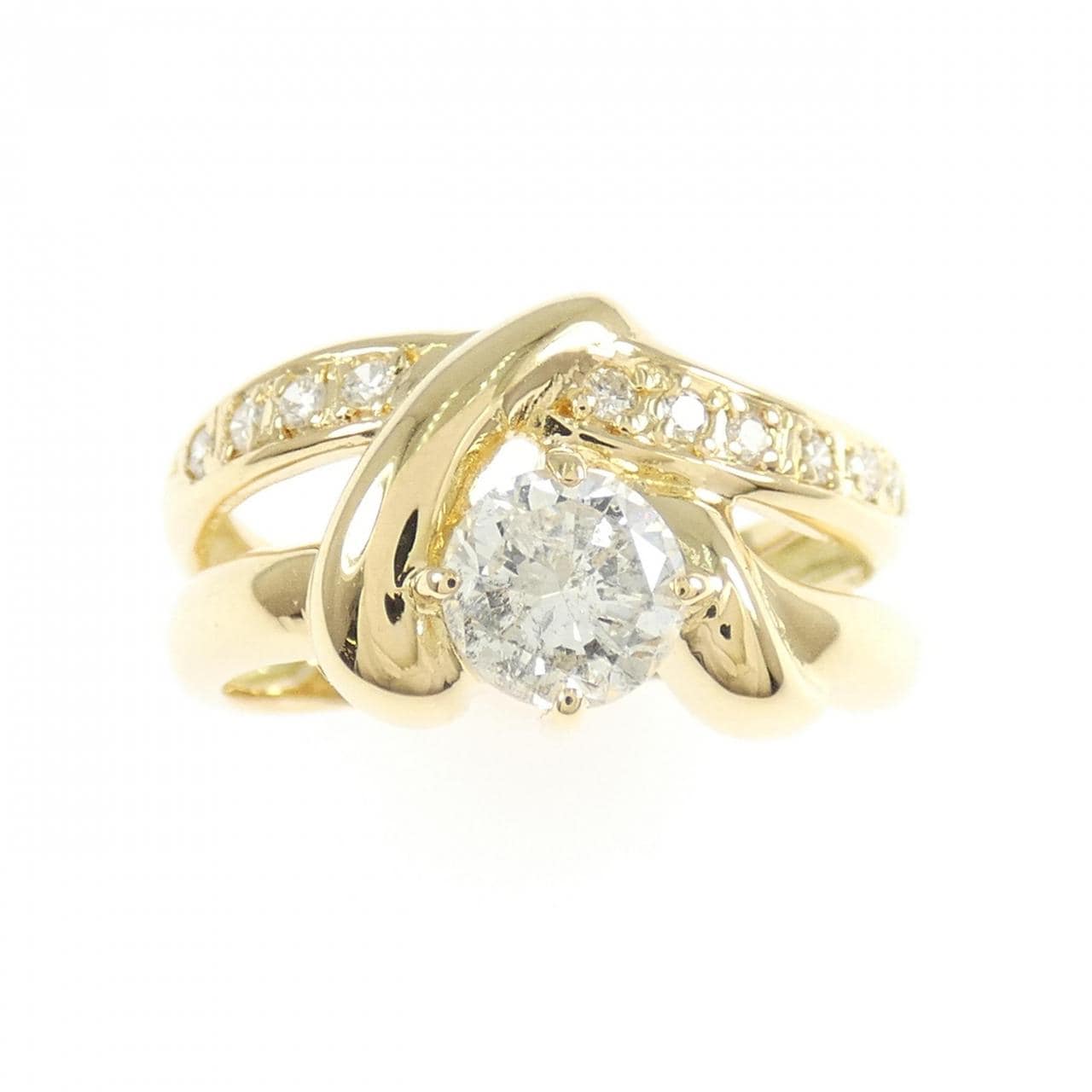 K18YG ダイヤモンド リング 0.50CT