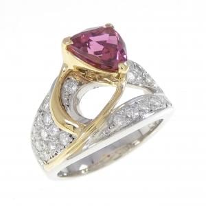 PT900/K18YG トルマリン リング 1.83CT