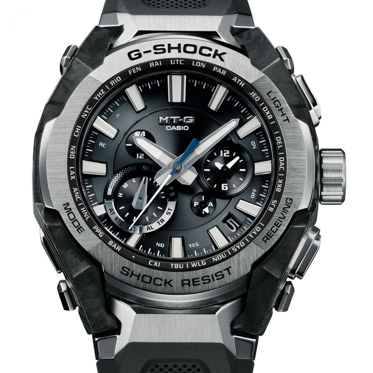 【新品】カシオ G-SHOCK･MT-G 電波時計 MTG-B4000-1AJF SSxカーボン ソーラークォーツ