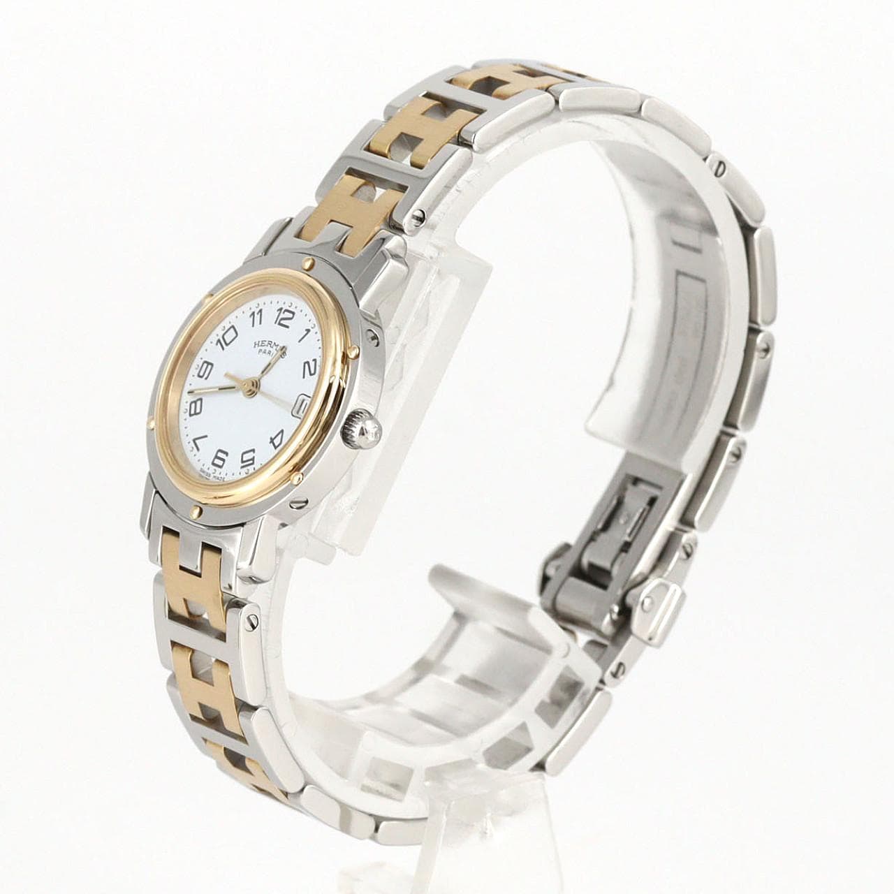 エルメス クリッパー コンビ CL4.220 SSxGP クォーツ