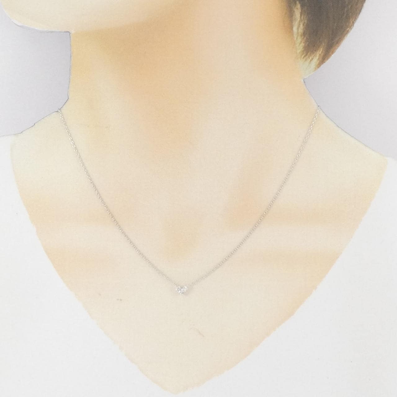 スタージュエリー ミステリアスハート ネックレス 0.10CT