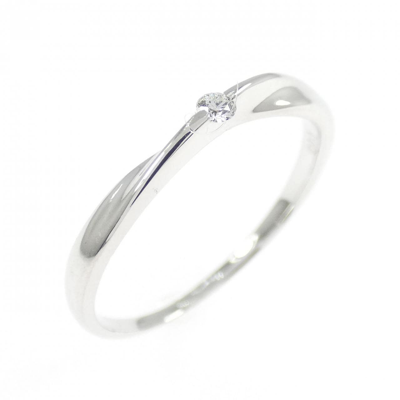 K18WG ダイヤモンド リング 0.03CT