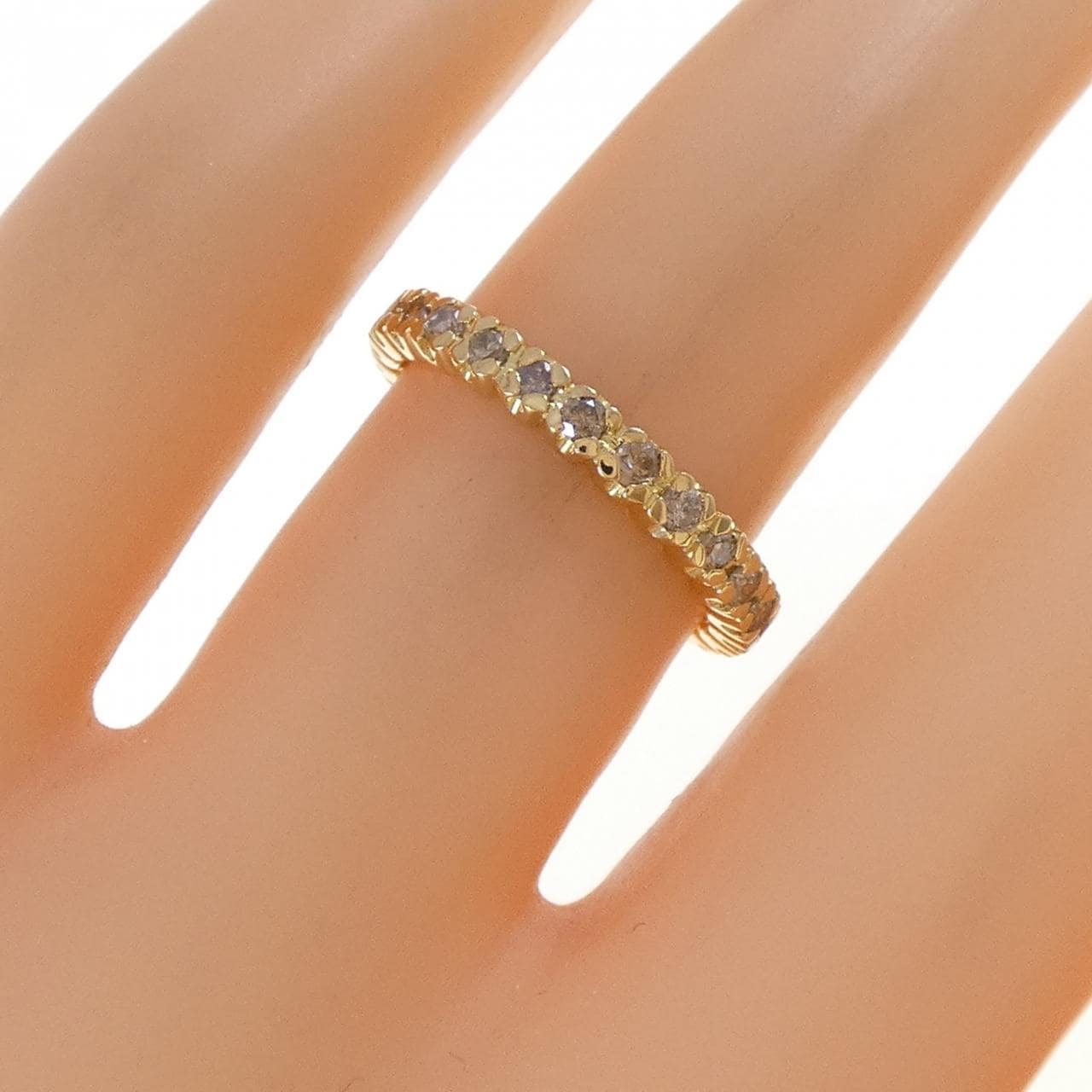 K18YG ダイヤモンド リング