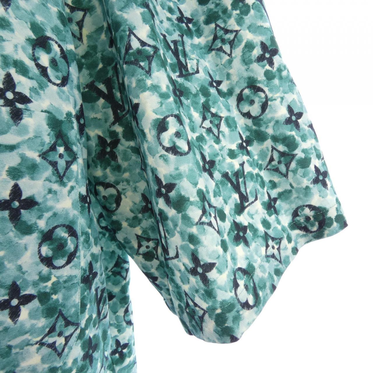 ルイヴィトン LOUIS VUITTON モノグラムクレープショートスリーブシャツ HPS25WZR1 S／Sシャツ