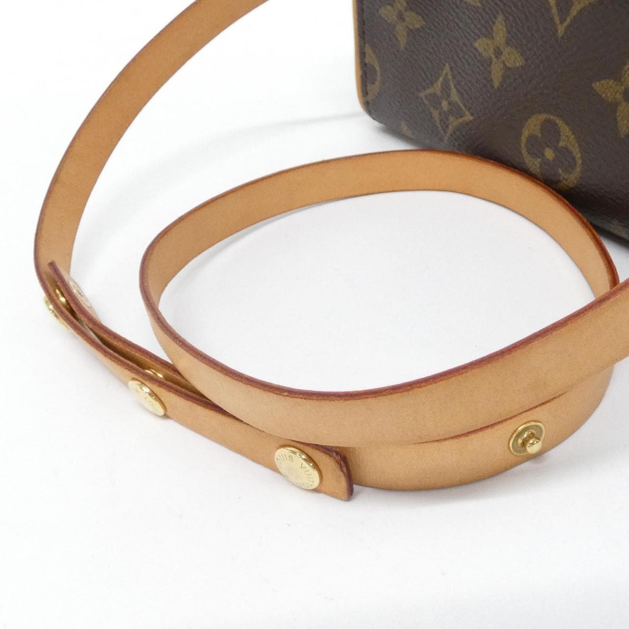 LOUIS VUITTON Monogram Pochette Florentine XS M51855+M67303 腰包