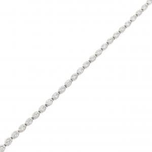 K18WG ダイヤモンド ブレスレット 1.15CT