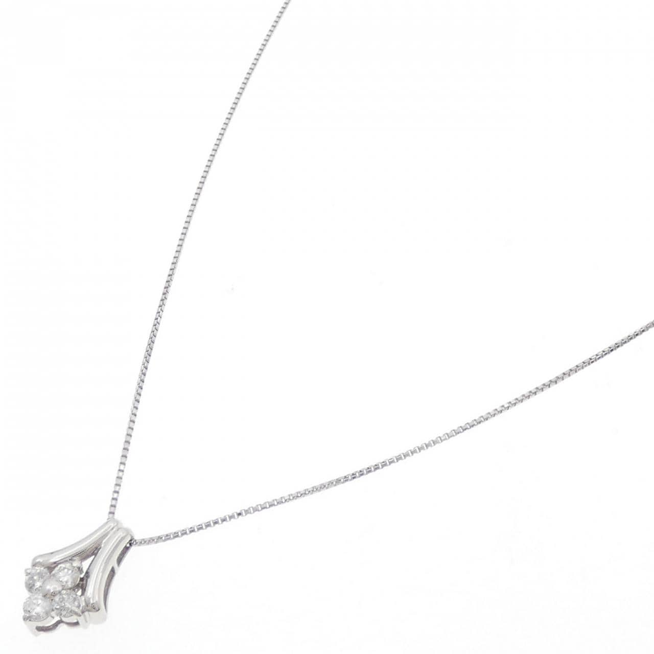 PT900/PT850 ダイヤモンド ネックレス 0.30CT