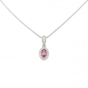 PT950/PT850 スピネル ネックレス 0.28CT