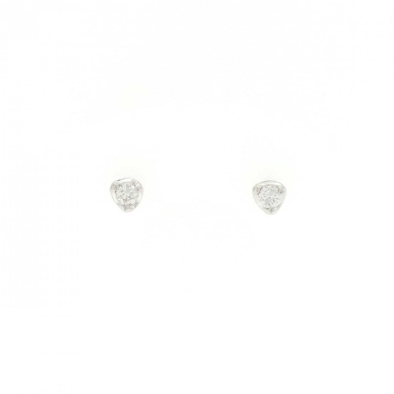 PT/PT900 ダイヤモンド ピアス 0.10CT