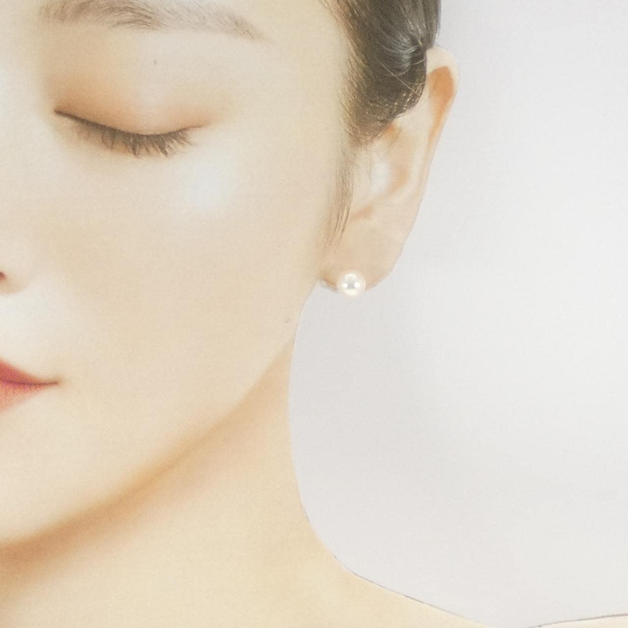 K14WG アコヤパール ピアス 7.7mm