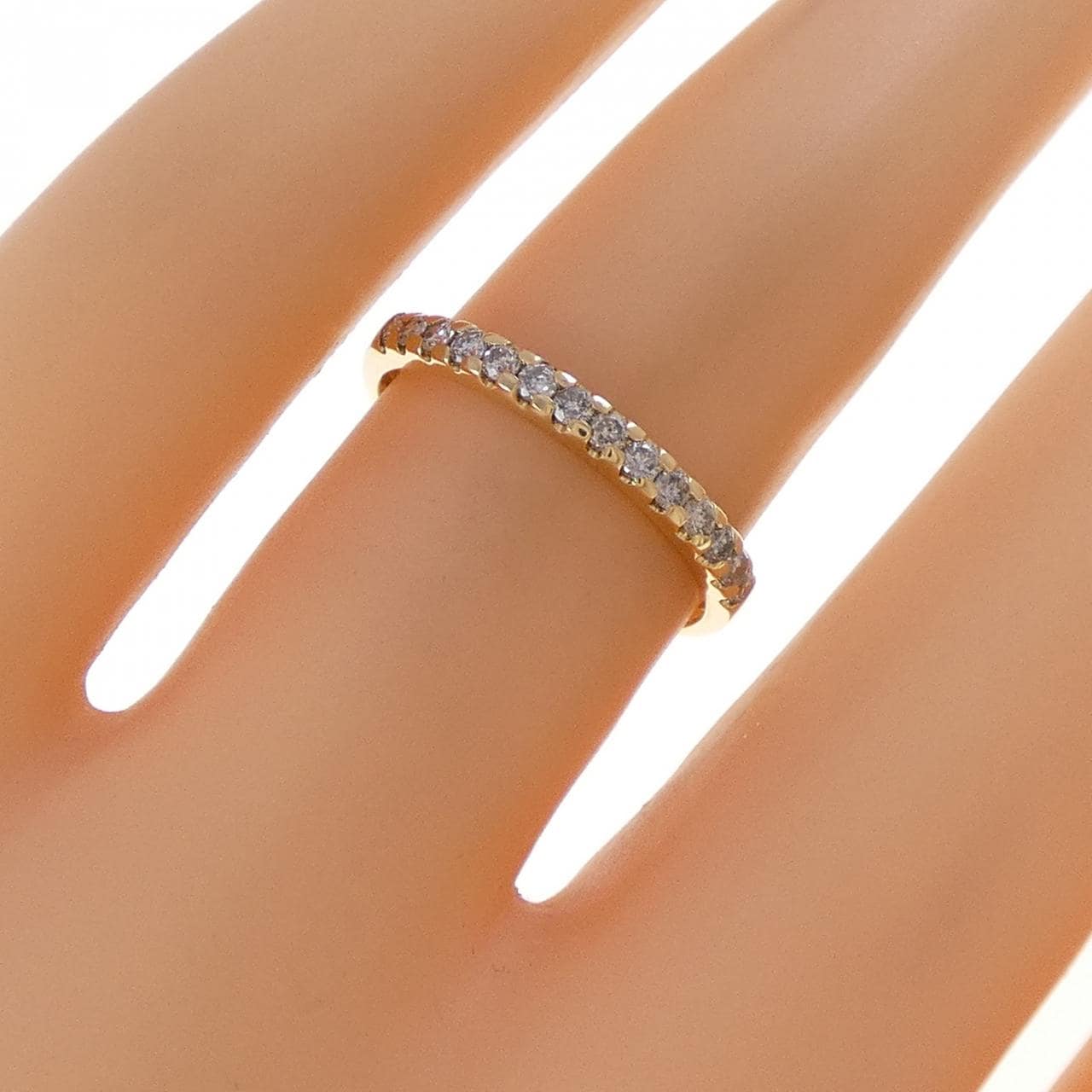 K18YG ダイヤモンド リング 0.22CT