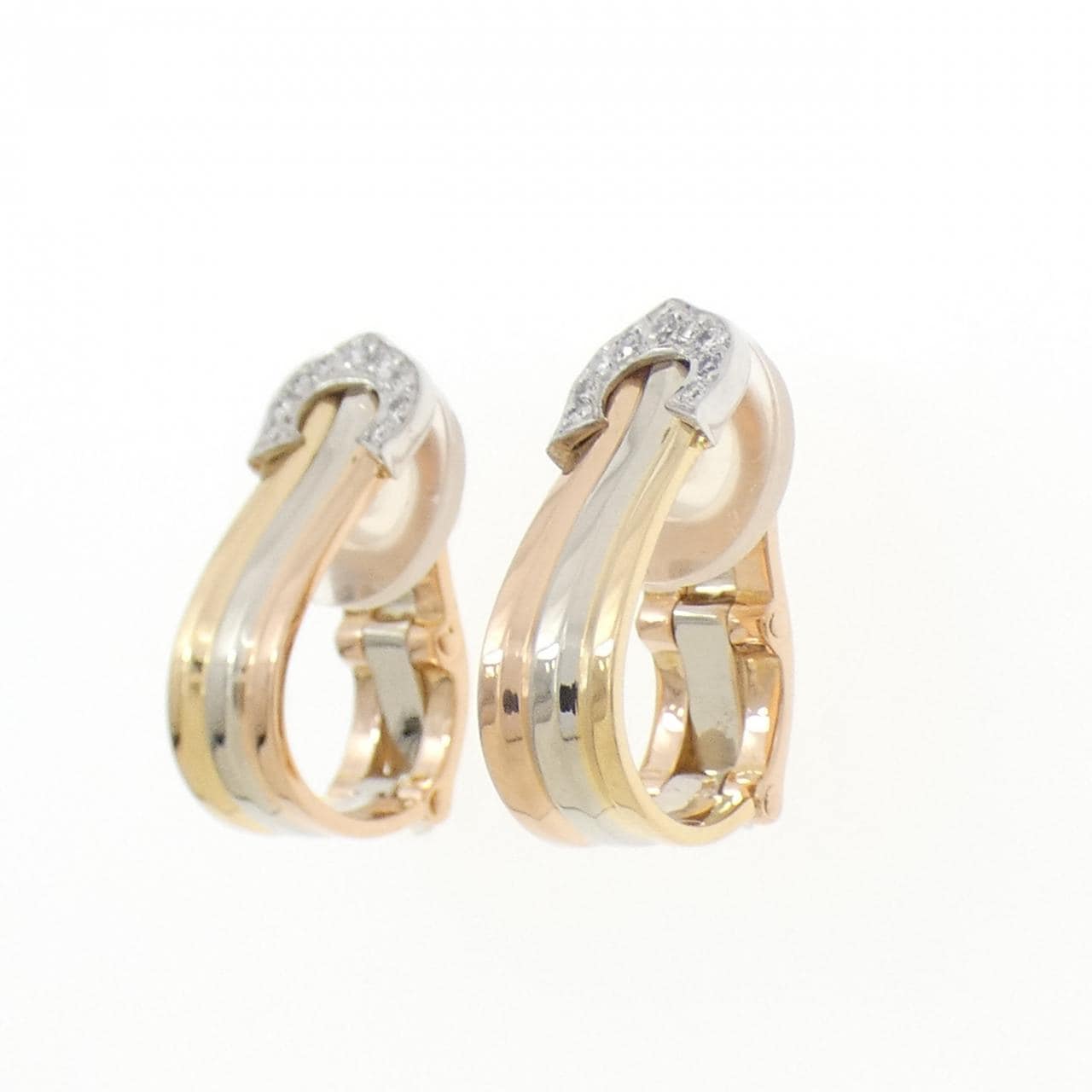 【ヴィンテージ】カルティエ 2C イヤリング