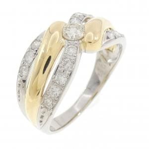 PT900/K18YG ダイヤモンド リング 0.51CT