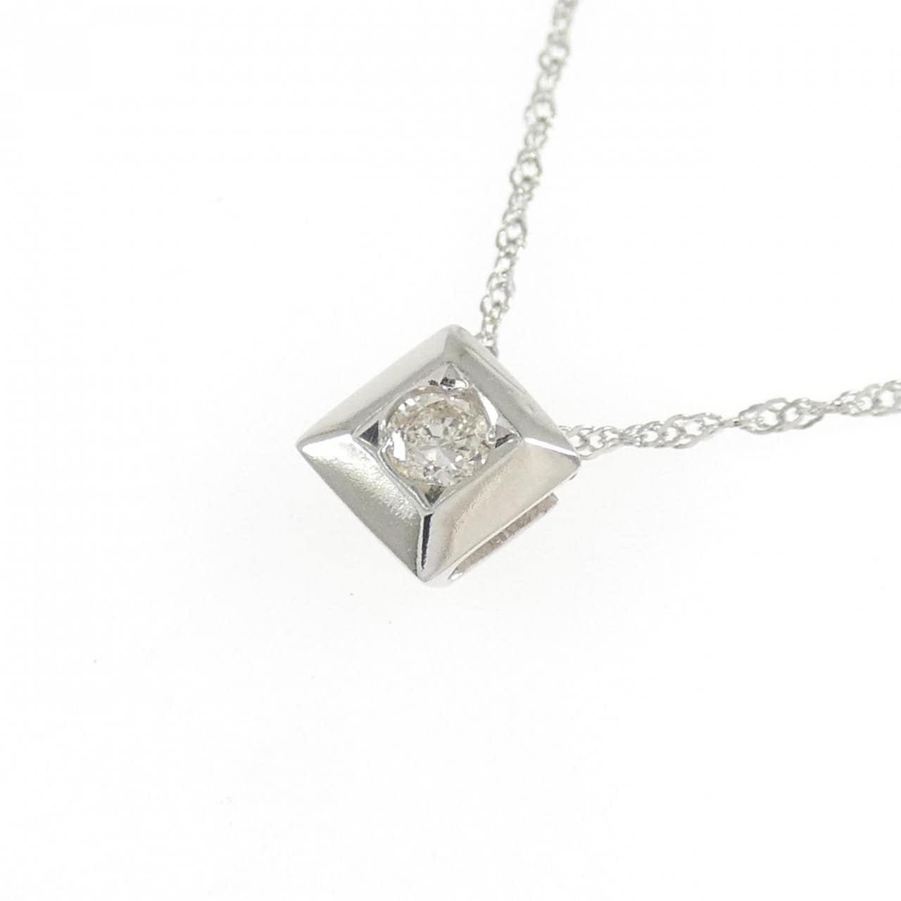 PT900/PT850 ダイヤモンド ネックレス 0.10CT