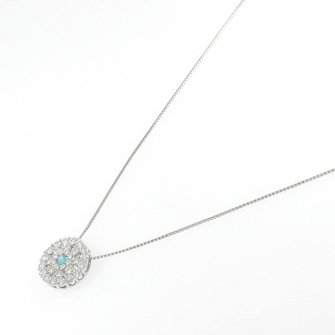 PT900/PT850 トルマリン ネックレス 0.043CT