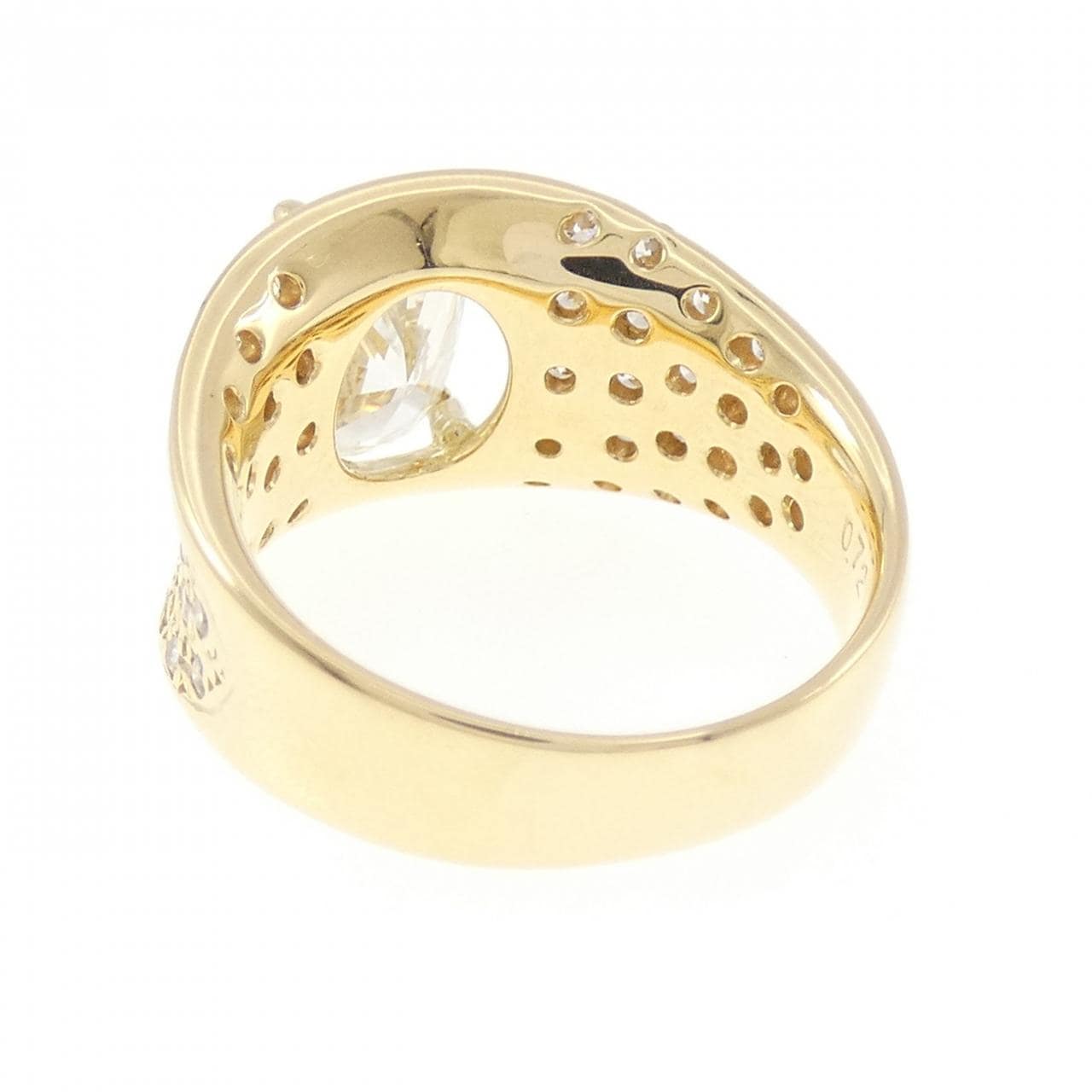 K18YG ダイヤモンド リング 2.165CT