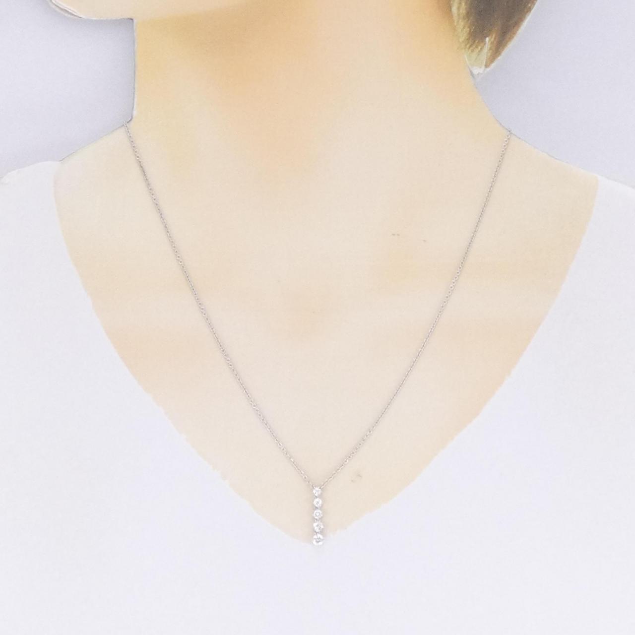 MIKIMOTO Diamond Necklace 0.28CT