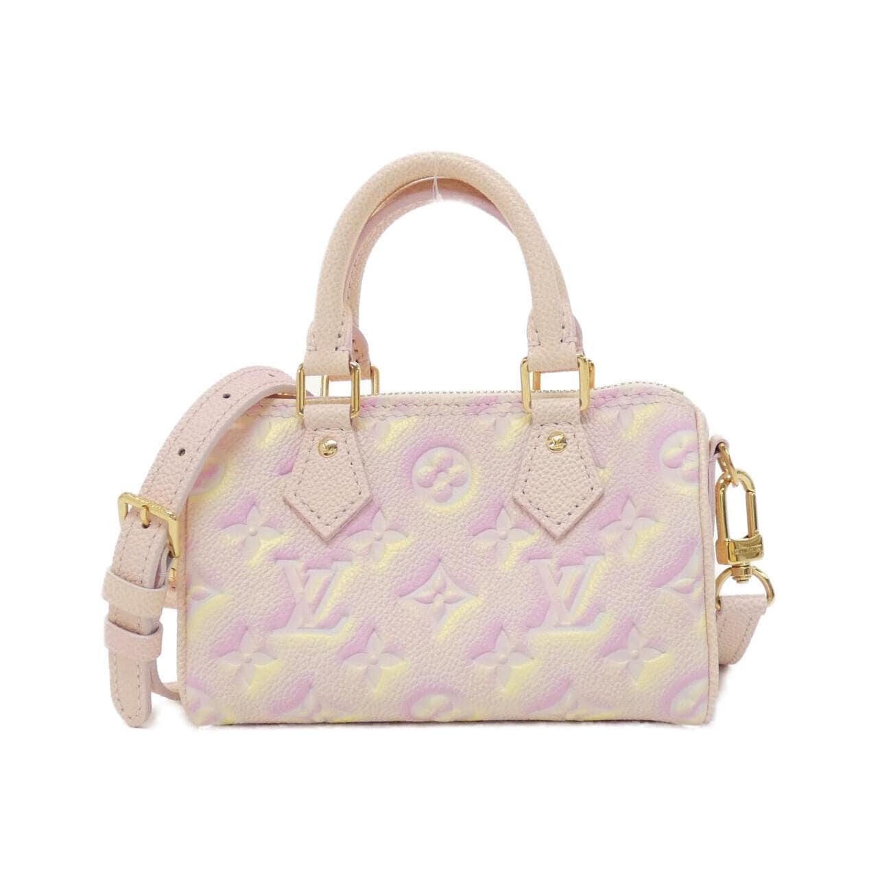 LOUIS VUITTON Monogram Empreinte (Summer Stardust) Nano Speedy M81508 Boston Bag