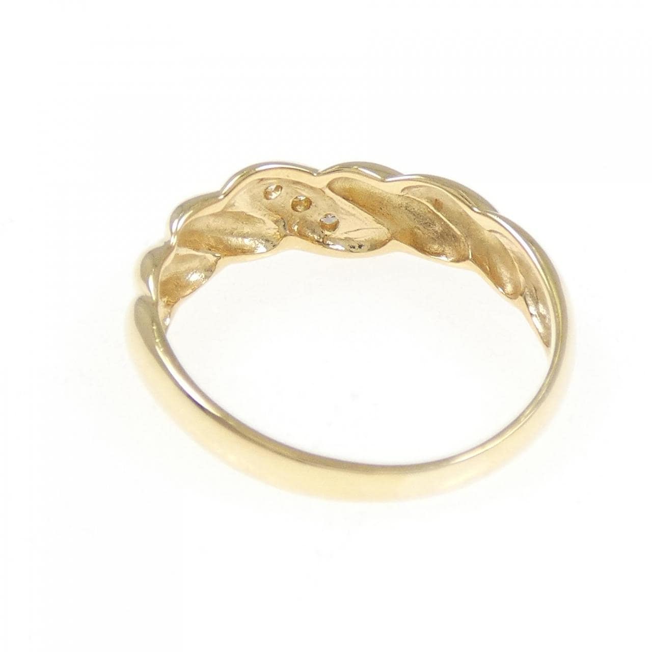 K18YG ダイヤモンド リング 0.02CT