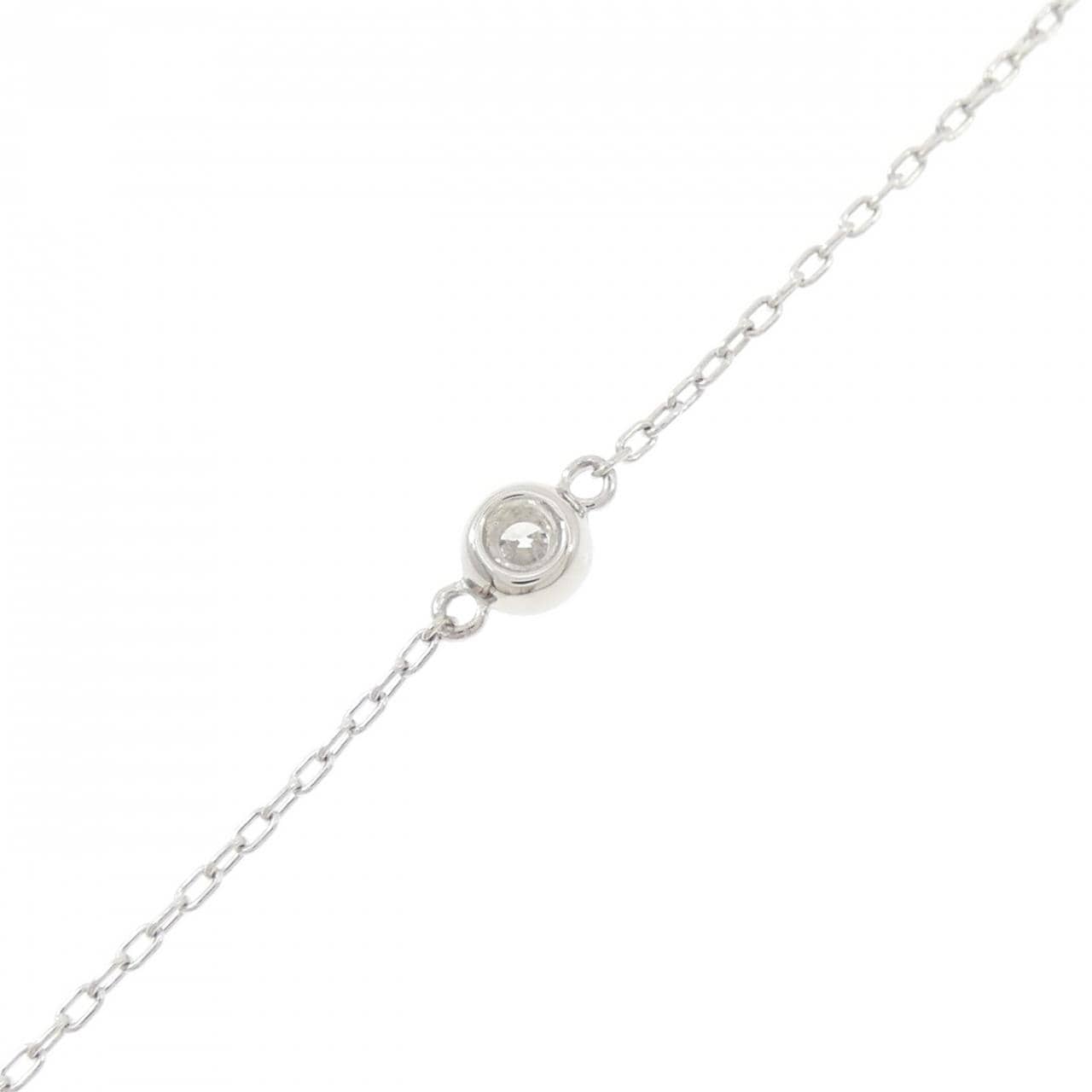 PT950 ダイヤモンド ネックレス 0.84CT