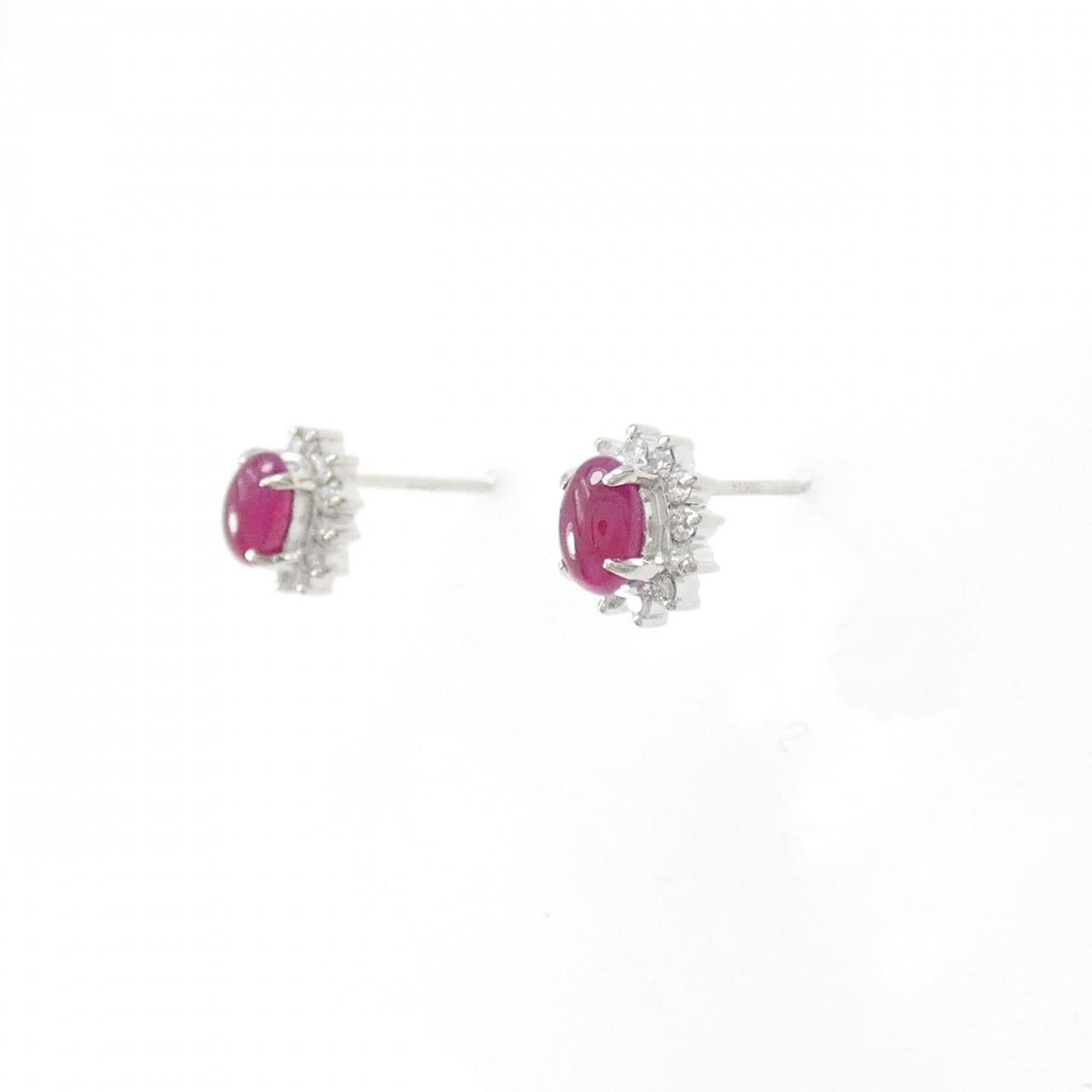 PT Ruby Earrings 1.39CT