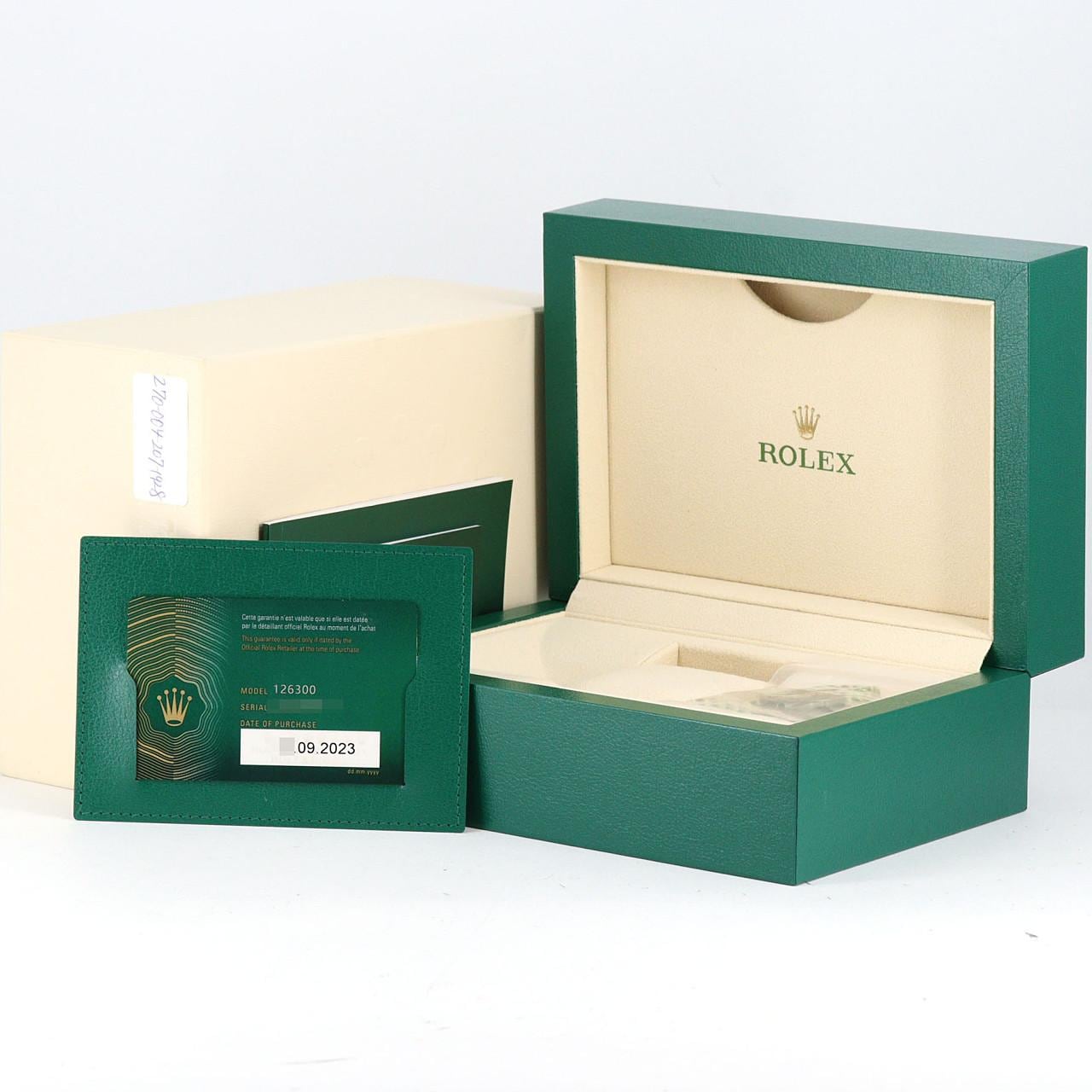 ロレックス デイトジャスト 126300･5 SS 自動巻 ランダム番