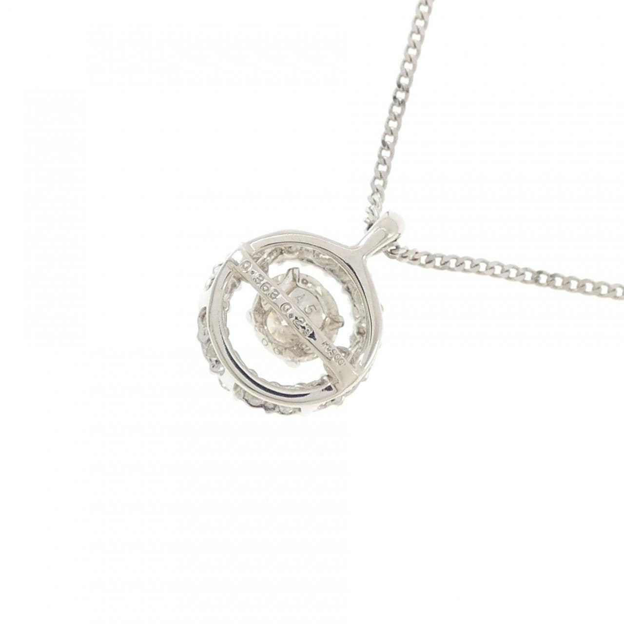 PT900/PT850 ダイヤモンド ネックレス 0.363CT
