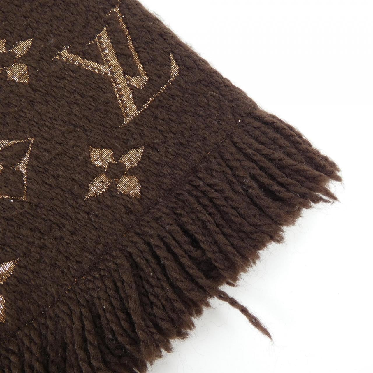 ルイヴィトン LOUIS VUITTON エシャルプ ロゴマニア シャイン M71383 MUFFLER