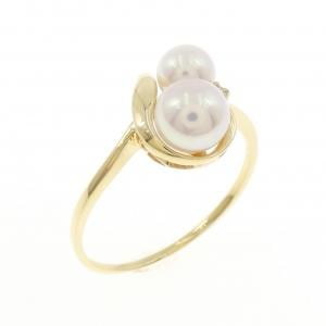 K18YG アコヤパール リング