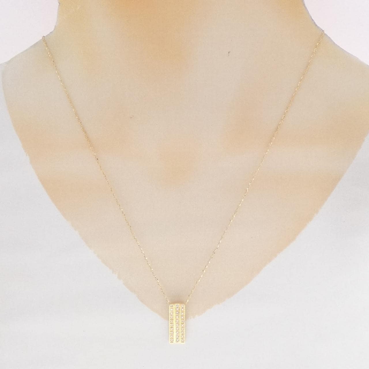 K18YG ダイヤモンド ネックレス 0.23CT