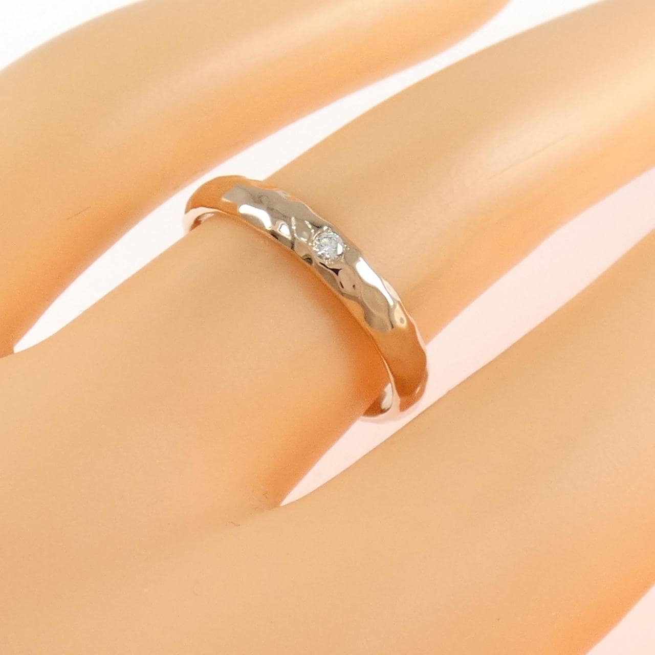 K18PG ダイヤモンド リング 0.02CT