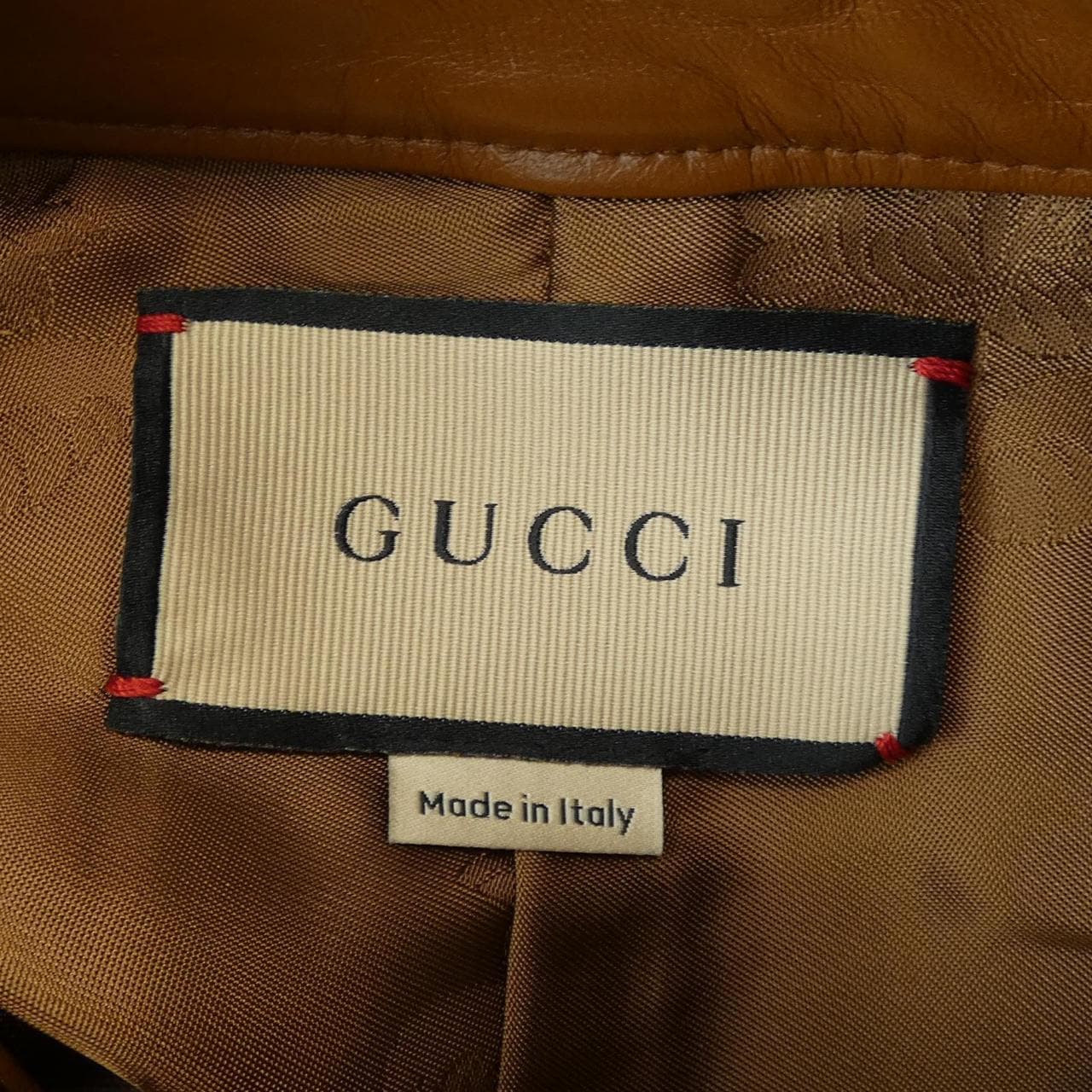 グッチ GUCCI レザー トリム GGキャンバス 681034 Z8AV6 ジャケット