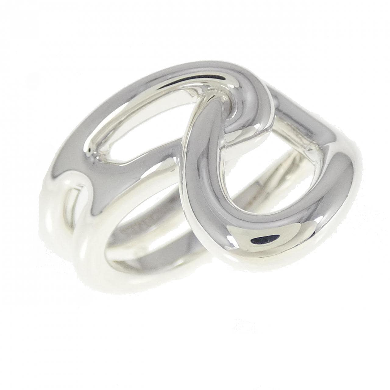 HERMES Chaine Dunkle Punk Ring